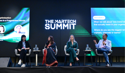 Panel discussion at The MarTech Summit Singapore 2026